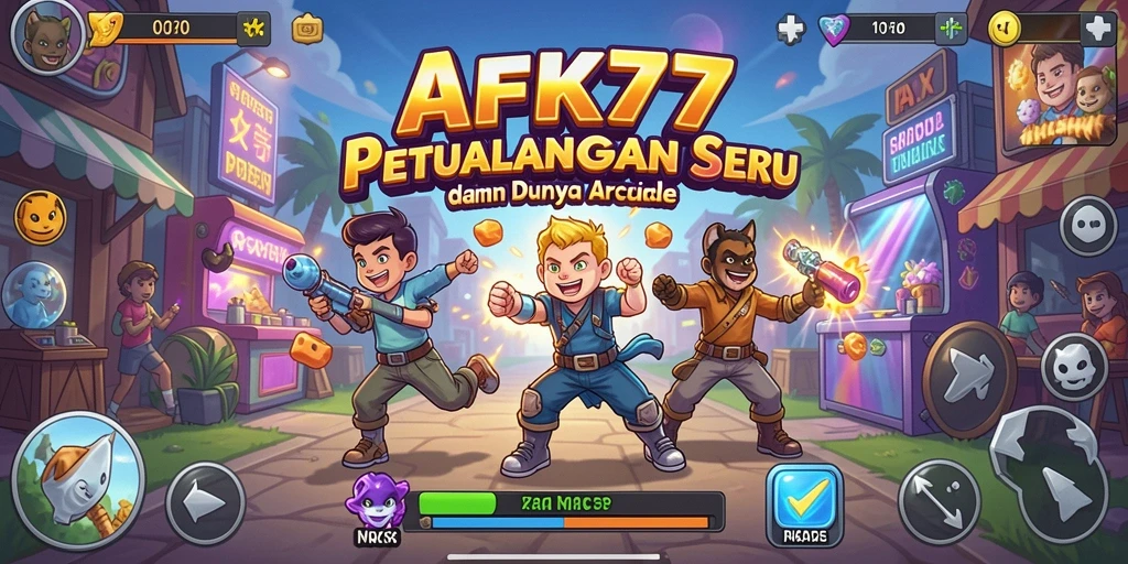 Tampilan gameplay <strong>AFK77</strong> yang seru dan penuh tantangan.