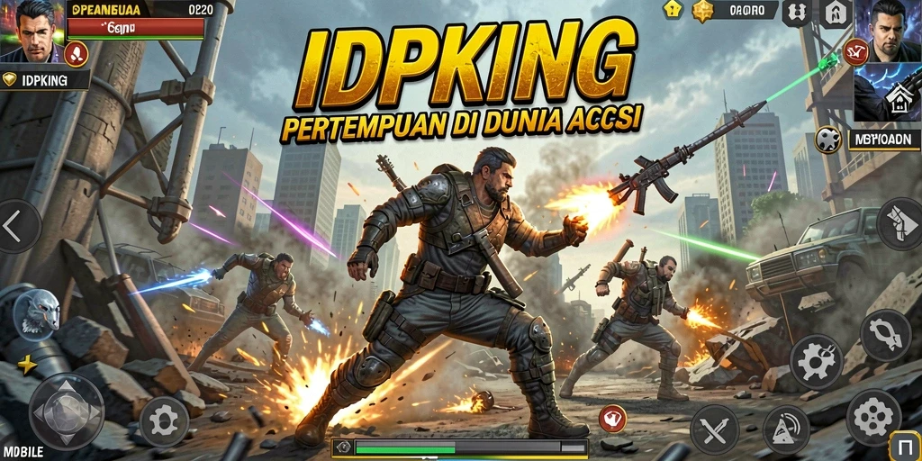Tampilan gameplay seru dari IDPKING yang menampilkan pertempuran mendebarkan.
