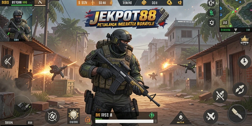 Tampilan intens dari pertempuran di JEKPOT88 dengan banyak pemain.
