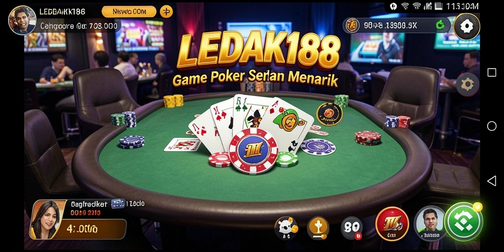 Tampilan gameplay yang seru dan interaktif dalam LEDAK188.