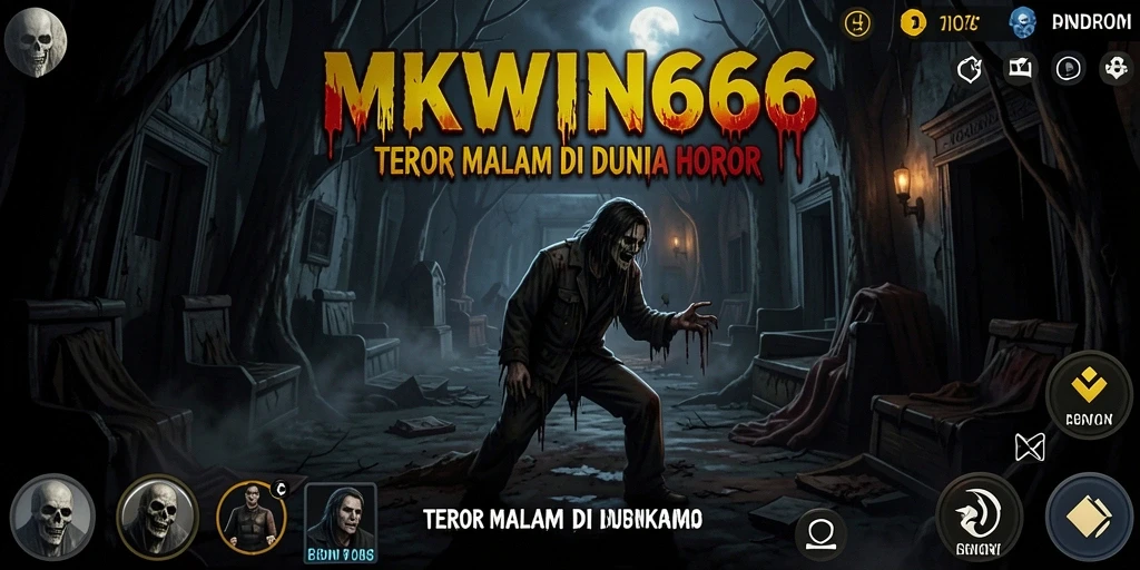 Tampilan gameplay MKWIN666 yang mencekam dan menyeramkan.