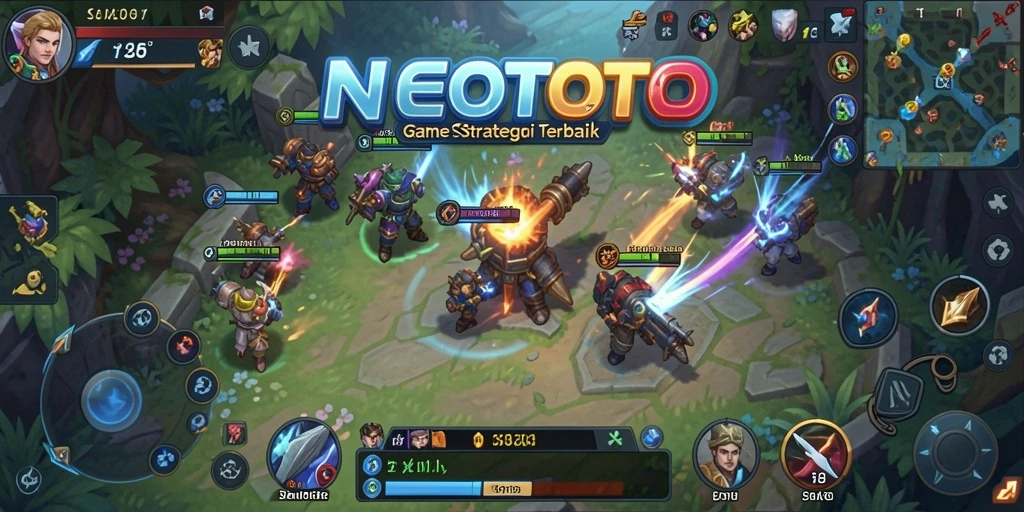 Tampilan gameplay NEOTOTO yang seru dan mendebarkan di dunia strategi.