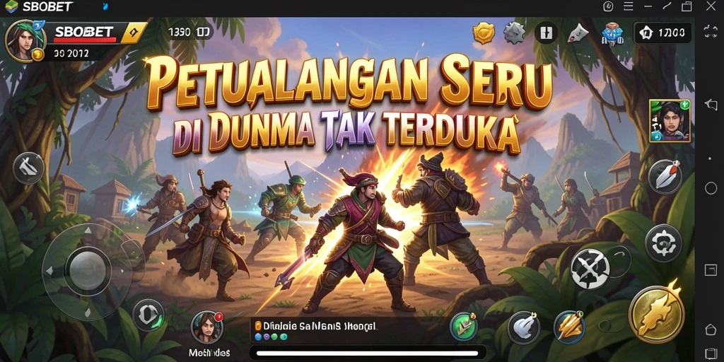 Tangkapan layar utama dari gameplay <strong>SBOBET</strong> yang menampilkan aksi mendebarkan.